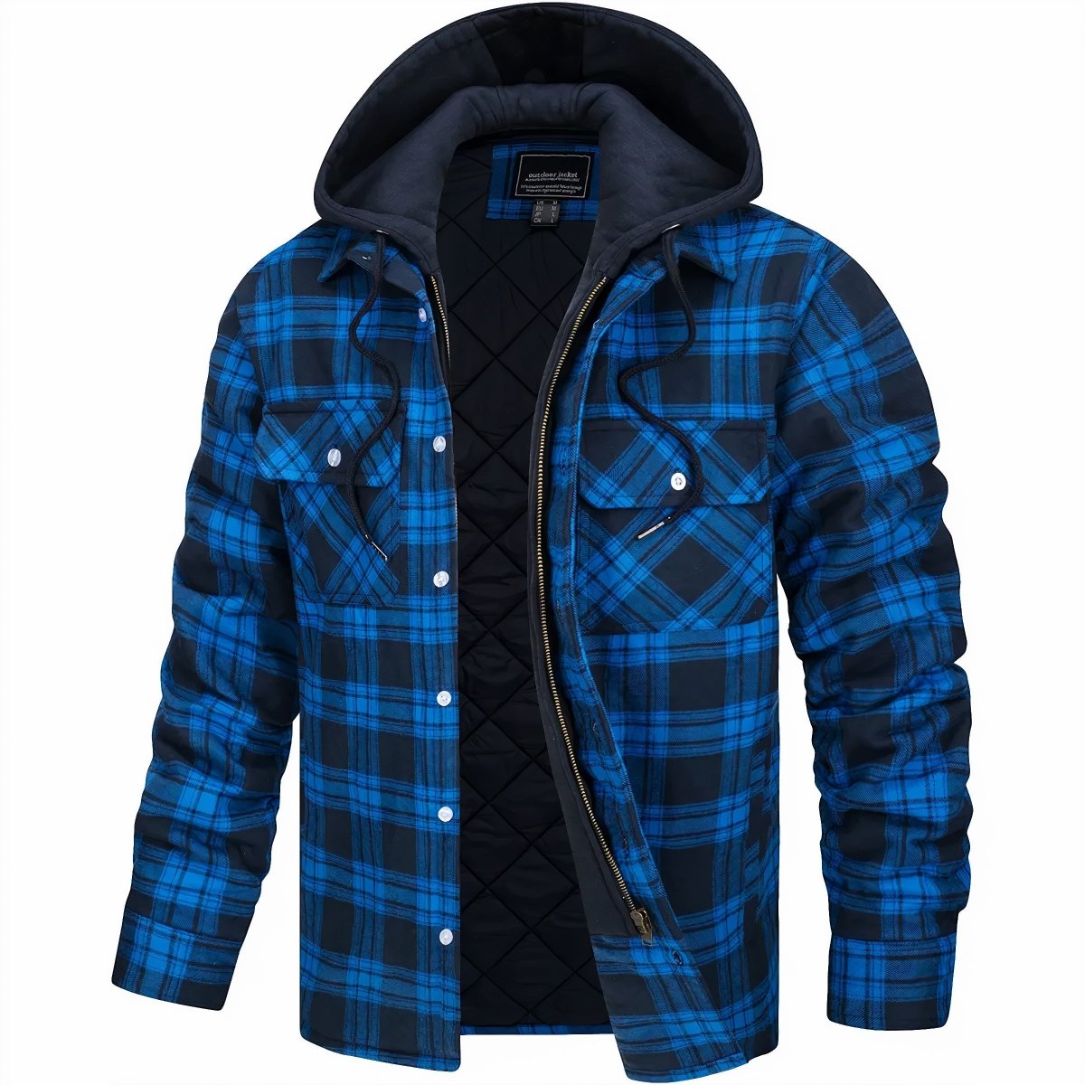 Logan Men’s Hooded Flannel Jacket