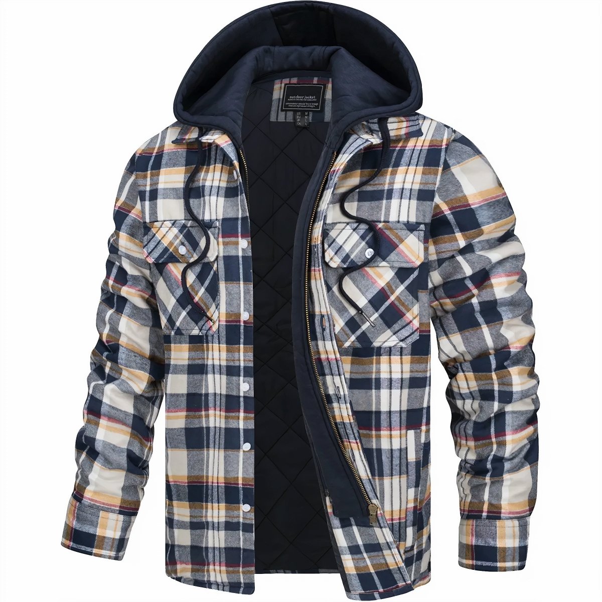 Logan Men’s Hooded Flannel Jacket